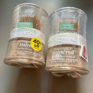 2 
L'OREAL True Match Mineral Foundation Buff Beige N4-5 / 466 Loreal New Sealed